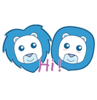 Blue Leon sticker #4361970