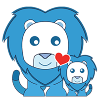 Blue Leon sticker #4361977