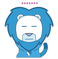 Blue Leon sticker #4361982