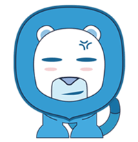 Blue Leon sticker #4361983