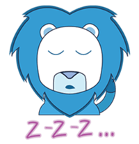 Blue Leon sticker #4361986