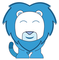 Blue Leon sticker #4361988