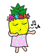 aloha pineapple sticker #4363721