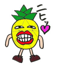 aloha pineapple sticker #4363723