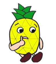 aloha pineapple sticker #4363732