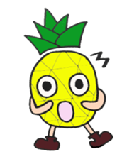 aloha pineapple sticker #4363734