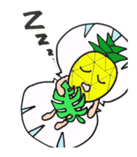 aloha pineapple sticker #4363736
