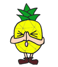 aloha pineapple sticker #4363739