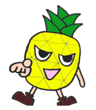 aloha pineapple sticker #4363740
