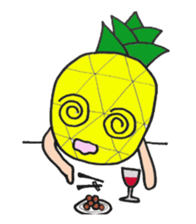 aloha pineapple sticker #4363741