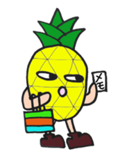 aloha pineapple sticker #4363742