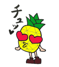 aloha pineapple sticker #4363743