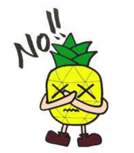 aloha pineapple sticker #4363745