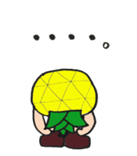 aloha pineapple sticker #4363753