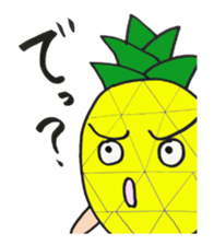 aloha pineapple sticker #4363755