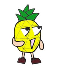 aloha pineapple sticker #4363756