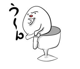 Funny egg sticker #4364241