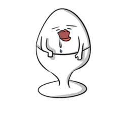 Funny egg sticker #4364242