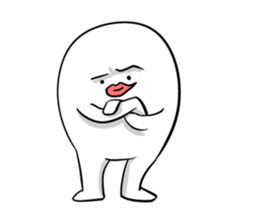 Funny egg sticker #4364248