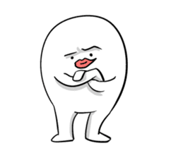 Funny egg sticker #4364248