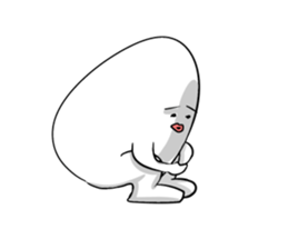 Funny egg sticker #4364249