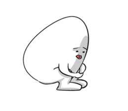 Funny egg sticker #4364249