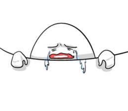 Funny egg sticker #4364253