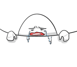 Funny egg sticker #4364253