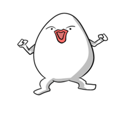 Funny egg sticker #4364257