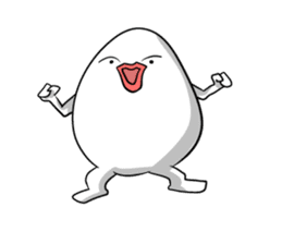 Funny egg sticker #4364257