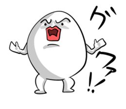 Funny egg sticker #4364260