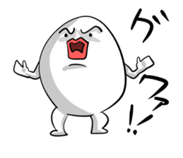 Funny egg sticker #4364260