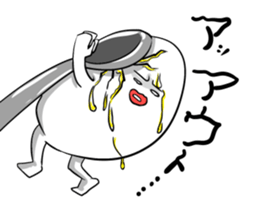 Funny egg sticker #4364261