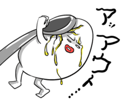 Funny egg sticker #4364261