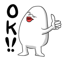 Funny egg sticker #4364264