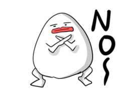 Funny egg sticker #4364265