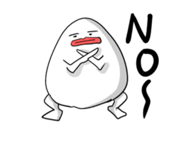 Funny egg sticker #4364265
