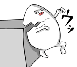 Funny egg sticker #4364266