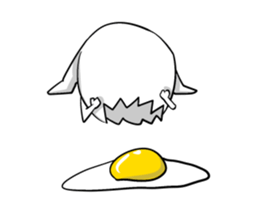 Funny egg sticker #4364274