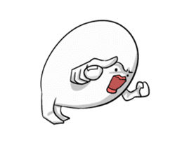 Funny egg sticker #4364275