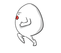 Funny egg sticker #4364276