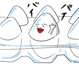 Funny egg sticker #4364279