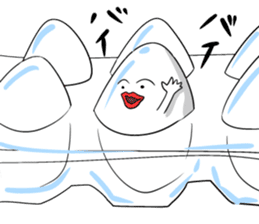 Funny egg sticker #4364279