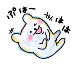 Bear and cat and rabbit sticker #4364685