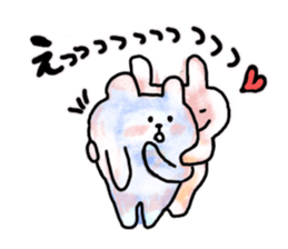 Bear and cat and rabbit sticker #4364697