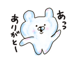 Bear and cat and rabbit sticker #4364700