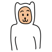 white bear "Shirokuma" sticker #4365128