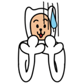 white bear "Shirokuma" sticker #4365132