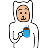 white bear "Shirokuma" sticker #4365137