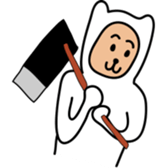 white bear "Shirokuma" sticker #4365146